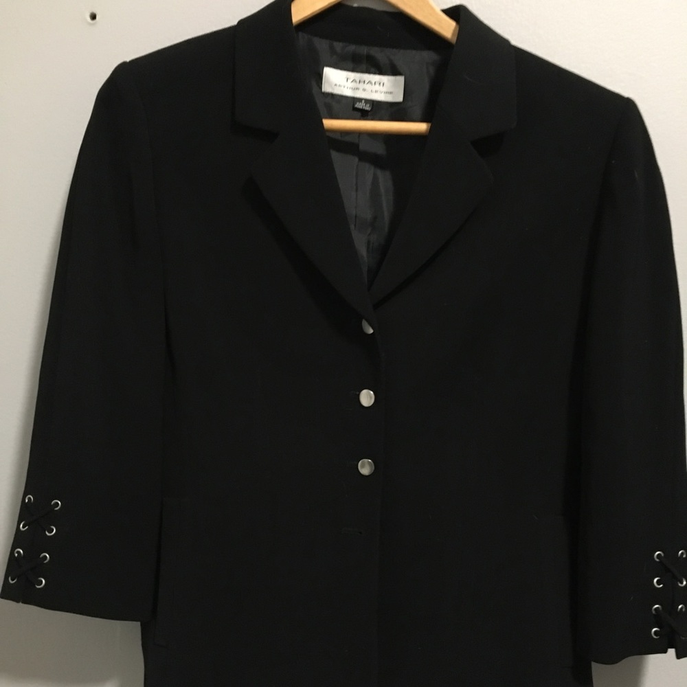 Tahari Black Blazer